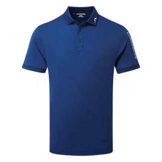 J.Lindeberg Tour Tech Golf Polo Shirt Estate Blue/Spa Retreat GMJT09157-O341