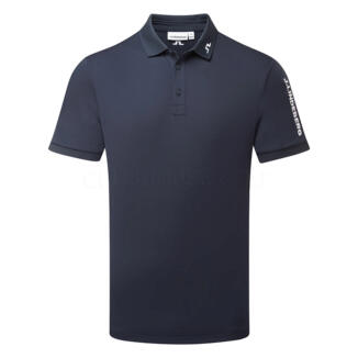 J.Lindeberg Tour Tech Golf Polo Shirt JL Navy GMJT16988-6855
