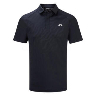 J.Lindeberg Wilhelm Golf Polo Shirt JL Navy/White GMJT11954-6855