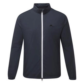 J.Lindeberg Ash Light Packable Golf Wind Jacket JL Navy/White GMOW11973-6855