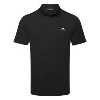 J.Lindeberg Bridge Golf Polo Shirt Black/White GMJT11762-9999