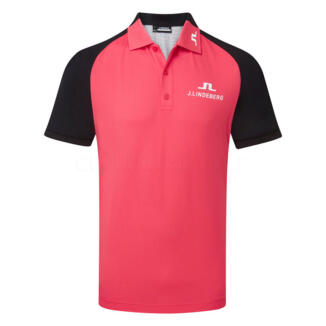 J.Lindeberg Calle Tour Golf Polo Shirt Pink GMJT13736-S221