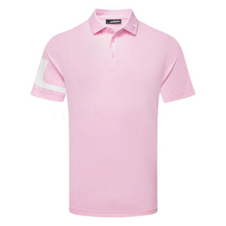 J.Lindeberg Heath Golf Polo Shirt Nosegay/White GMJT14264-S211