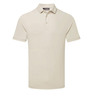 J.Lindeberg KV Golf Polo Shirt Moonbeam/White GMJT11825-U029