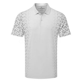 J.Lindeberg Kalle Golf Polo Shirt Light Grey/Black GMJT14156-U053