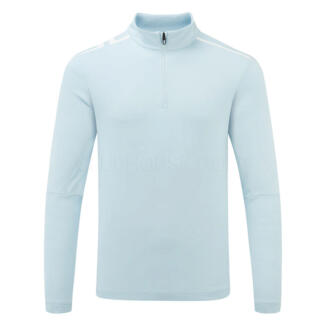 J.Lindeberg Leon 1/4 Zip Golf Sweater Winter Sky/White GMJS14113-O072