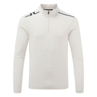 J.Lindeberg Leon 1/4 Zip Golf Sweater Moonbeam/Black GMJS14113-U029