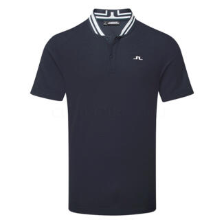 J.Lindeberg Tyson Golf Polo Shirt JL Navy/White GMJT11949-6855