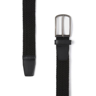 Lyle & Scott Webbed Golf Belt Jet Black BE1600G-Z865