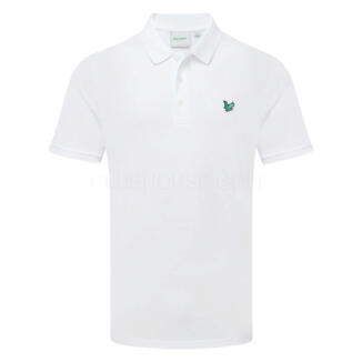 Lyle & Scott Green Eagle Golf Polo Shirt White SP2010VOTG-626