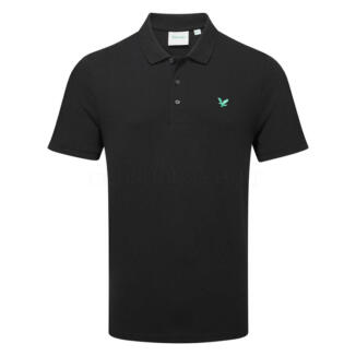 Lyle & Scott Green Eagle Golf Polo Shirt Jet Black SP2010VOTG-Z865