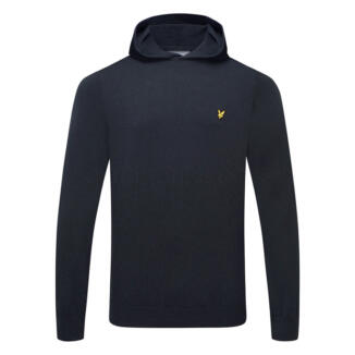 Lyle & Scott Knitted Golf Hoodie Dark Navy KN2468-Z271