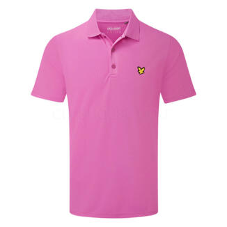 Lyle & Scott Tech Golf Polo Shirt Contour Pink SP1760GTR-X521