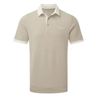Macade AR Tech Golf Polo Shirt Tan SH20240218