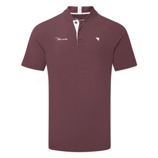 Macade Heath Bomber Golf Polo Shirt Mauve MPS2604018