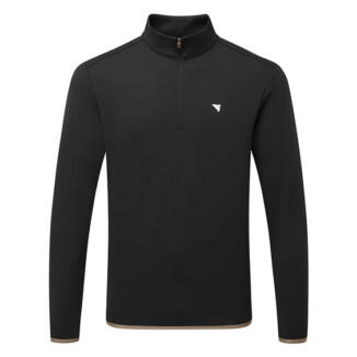 Macade Therma 1/4 Zip Golf Sweater Black SW20230822