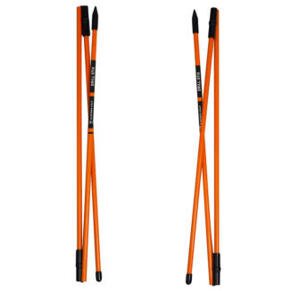 Masters Mini Foldable Alignment Drill Sticks (2 Pack) Orange