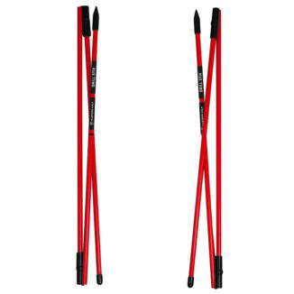 Masters Mini Foldable Alignment Drill Sticks (2 Pack) Red