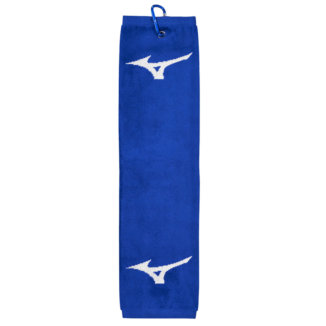 Mizuno RB Tri-Fold Golf Towel Blue/White TWRB21TT3P-22