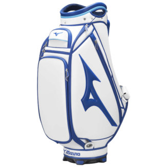 Mizuno Golf Tour Staff Bag White/Blue BTOURSTF22-01