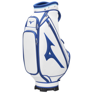 Mizuno Golf Tour Staff Mid Bag White/Blue BTOURMID22-01