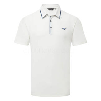 Mizuno Classic Pique Golf Polo Shirt Optic White 52GAB031-01