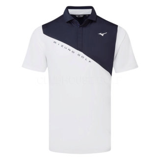 Mizuno Trace Golf Polo Shirt White 52GAB003-01