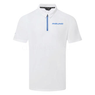 Mizuno Tech Golf Polo Shirt White 52GAB020