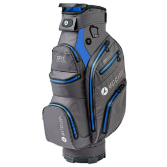 Motocaddy 2023 Dry Series Golf Cart Bag Charcoal/Blue BGDR005CHBL