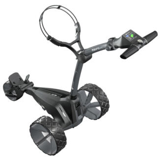 Motocaddy M3 GPS DHC Electric Golf Trolley Charcoal Extended Lithium Battery