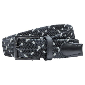Nike Diamond Stretch Woven Golf Belt Black/Smoke Grey B11316-956