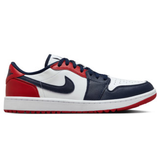 Nike Air Jordan 1 Low G Golf Shoes White/Gym Red/Navy DD9315-113