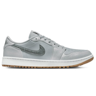Nike Air Jordan 1 Low G Golf Shoes Wolf Grey/Iron Grey/White/Gum Med Brown DD9315-006