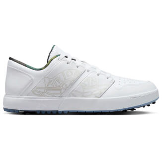 Nike Air Jordan 1 NU Retro G Golf Shoes White/Olive Camo FZ4153-102