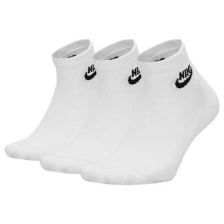 Nike Everyday Elevated Futura Ankle Golf Socks (3 Pack) White/Black IH8523-901
