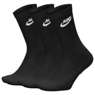 Nike Everyday Elevated Futura Crew Golf Socks (3 Pack) Black/White IH8522-902