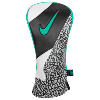 Nike Icon Golf Driver Headcover Black/White/Clear Jade HC4760-034