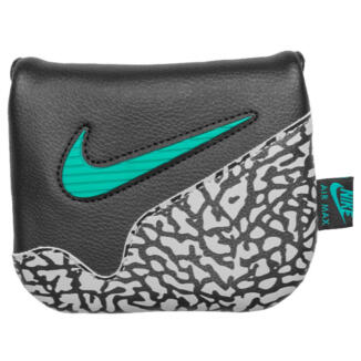 Nike Icon Golf Mallet Putter Headcover Black/White/Clear Jade HC47622-034