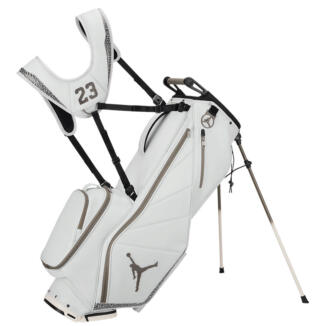 Nike Jordan Fade Away Luxe Golf Stand Bag Photon Dust/Lt Smoke Grey/Olive Grey FN0523-017