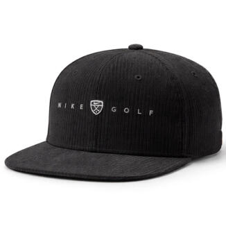 Nike Pro Flat Bill Cord Golf Cap Black/Anthracite II0798-010
