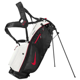 Nike Sport Lite Golf Stand Bag Platinum Tint/Black/Gym Red