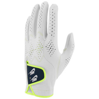 Nike Tour Classic IV NRG Golf Glove White/Volt Ice/Midnight Navy (Right Handed Golfer)