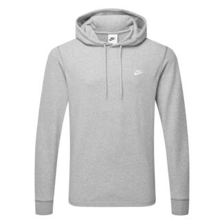 Nike Club Knit Golf Hoodie Dark Grey Heather/Light Smoke Grey/White HV1151-063