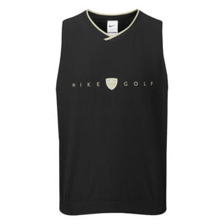 Nike Dri-FIT Fairway Fresh Oversized Golf Wind Vest Black/Limestone IB0310-010