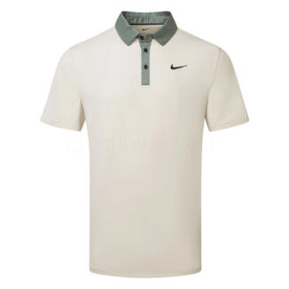 Nike Dry Tour Contrast Golf Polo Shirt Light Orewood Brown/Clay Green/Black FZ7501-104