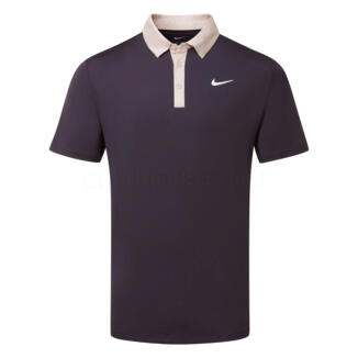 Nike Dry Tour Contrast Golf Polo Shirt Cave Purple/Silt Red/White FZ7501-540