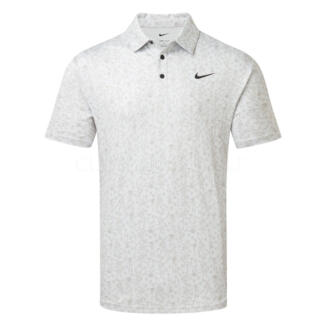 Nike Dry Tour POA Print Golf Polo Shirt Photon Dust/Black HM5794-025