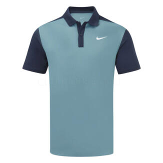 Nike Dry Victory+ Blocked Golf Polo Shirt Smokey Blue/Obsidian/White HM5637-006