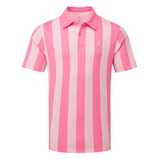 Nike Jordan Dri-FIT All-Over Print Golf Polo Shirt Pink Glow/Black IF2930-649
