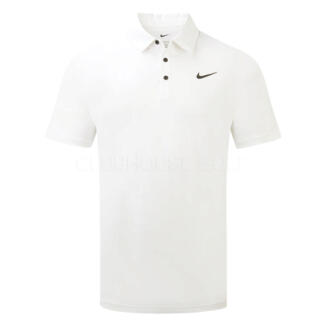 Nike Dry Tour Solid Golf Polo Shirt White/Black FZ7481-100